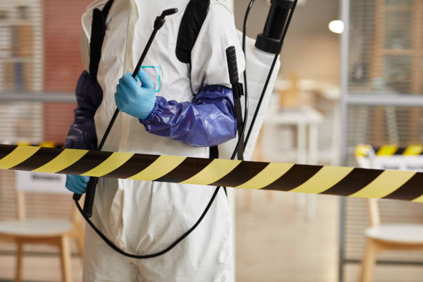Professional Blood Cleanup technician working in Montclair, VA